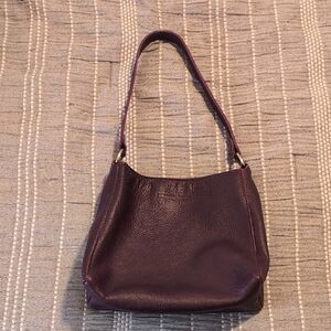 Portland Leather Triangle - Plum